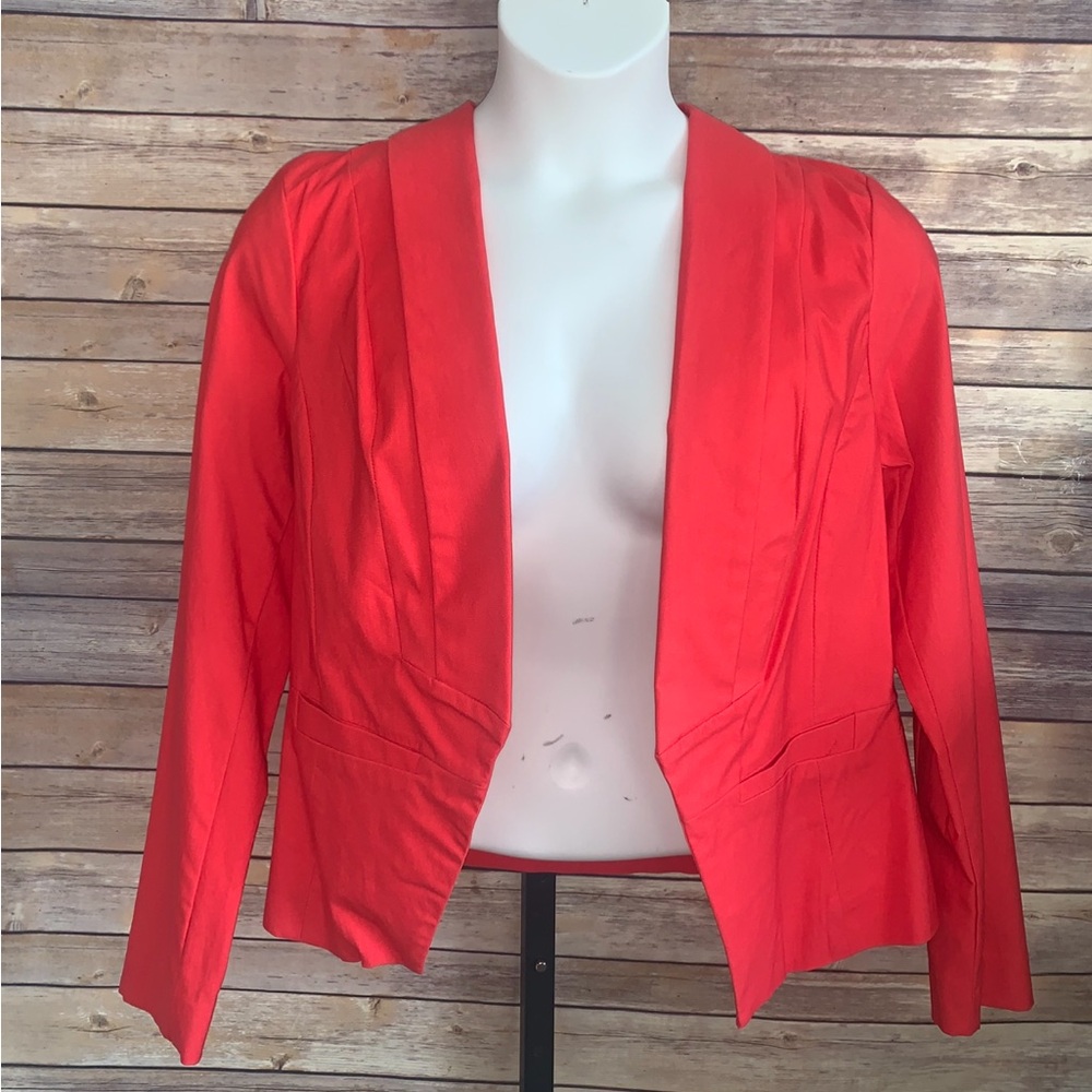 Torrid Pink Cropped Blazer - Size 0 - Picture 2 of 8
